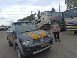 Cegah Aksi Premanisme, Polsek Sluke Patroli Rutin Kantong Parkir Truk