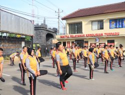 Ditengah Aktivitas Padat, Polres Rembang Tetap Rutin Gelar Olahraga Bersama Guna Jaga Kebugaran Tubuh