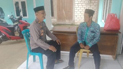 Jalin Dialogis Dengan Tokoh Agama Setempat, Kapolsek Pancur Harap Situasi Kondisi Pasca Pilkada Kondusif