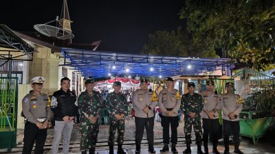 Kapolres Rembang Bersama Dandim 0720/Rbg Laksanakan Pengecekan Pengamanan Misa Natal di Gereja Santa Petrus & Paulus Rembang