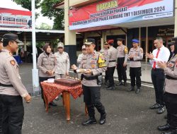 Pupuk Kekompakan, Polres Rembang Rayakan Ulang Tahun Personilnya Secara Sederhana