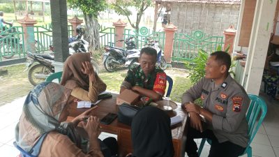 Sinergitas Patroli 3 Pilar, Polsek Bulu Bersama Instansi Terkait Sambang Kantor Desa Warugunung