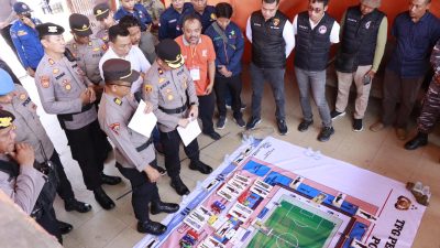 Pastikan Keamanan Laga Lanjutan Liga 4 Jateng Antara PSIR Vs Persiharjo, Polres Rembang Kawal Pertandingan Sesuai SOP