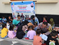 Aipda Sugimin Bhabinkamtibmas Polres Demak; Membuat Perpustakaan Keliling Untuk Tingkatkan Minat Baca Anak