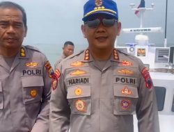 Patroli Laut Ditpolairud Polda Jateng Pantau Progres Pembangunan Tanggul Laut dan Jalan Tol Semarang-Demak