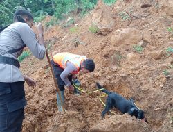 Brimob Bergerak Bantu Evakuasi Korban Banjir dan Longsor di Jateng