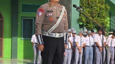 Ops Keselamatan Candi 2025, Satlantas Polres Rembang Sosialisasi Di MAN 1 Rembang