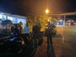 Unit Patroli Sat Samapta Polres Rembang Sasar Pemuda Sedang Nongkrong Hingga Larut Malam