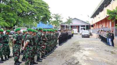 Polres Rembang Gelar Apel Pengamanan Pertandingan Sepak Bola Liga 4 Zona Jateng Antara PSIR Rembang VS Persipur Purwodadi