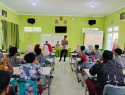 Sambang Ke SMA 1 Pamotan, Sat Binmas Polres Rembang Gelar Sosialisasi Kenakalan Remaja