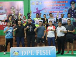 Penyerahan Piala dan Hadiah Tournamen Badminton Ganda Dewasa Kapolres Rembang Cup 2025