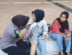 Kegiatan Humanis Satgas OKC 2025 di CFD Semarang, Dari Himbauan Sepeda Listrik Hingga Bantu Korban Laka Tunggal