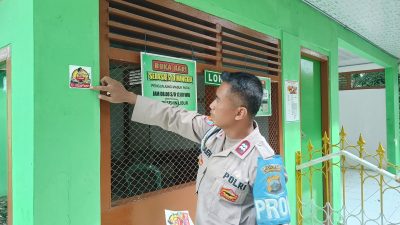 Di Pertengahan Bulan Ramadhan, Polsek Bulu Polres Rembang Sosialisasikan Mudik Aman, Keluarga Nyaman