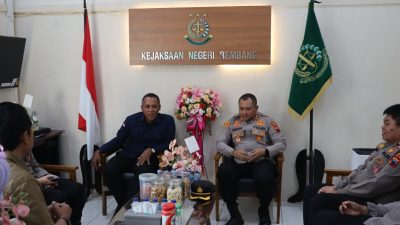 Kunjungan Kerja Ke Kejaksaan Negeri, Kapolres Rembang Pererat Sinergitas Polri & Kejaksaan