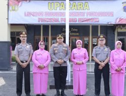 Kapolres Rembang Pimpin Langsung Upacara Kenaikan Pangkat Pengabdian Personil Polres Rembang
