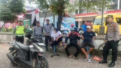 Kapospam Pamotan Ipda Herry Berikan Himbauan Pada Pangkalan Ojek Jelang Arus Balik