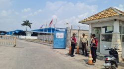 Sambangi Satpam PT PWI, Satgas Samapta Polres Rembang Tegaskan Segera Melapor Jika Ada Praktik Premanisme