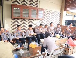Tingkatkan Soliditas & Komunikasi, Kapolres Rembang Coffe Morning Dengan Para Pejabat Utama
