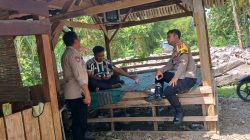 Blusukan Tatap Muka Dengan Warga, Bhabinkamtibmas Polsek Pancur Sosialisasikan Anti Premanisme