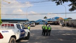 Terjunkan Ratusan Personil, Polres Rembang Amankan Aksi Unjuk Rasa di PT. PWI Rembang