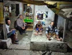 Blusukan Kamtibmas Malam Hari, Polsek Sarang Melalui Bhabinkamtibmas Sambang Warga Binaan