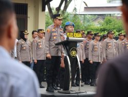 Ambil Apel Jam Pimpinan, Wakapolres Rembang Beri Penekanan Kepada Personil