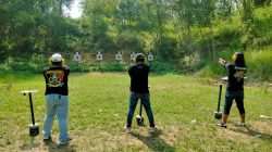 Resmob Polres Rembang Gelar Latihan Menembak Reaksi Cepat Tingkatkan Kemampuan Personel