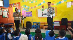 Kenalkan Tertib Lalu Lintas Sejak Dini, Satlantas Polres Rembang Gelar Polsanak di TK Tutwuri Rembang