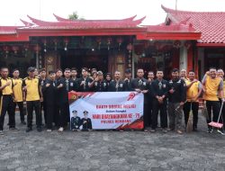 Polres Rembang Gandeng Perguruan Pencak Silat Gelar Bersih-bersih Tempat Ibadah Dalam Rangka HUT Bhayangkara ke 79