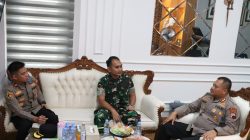 Pejabat Dandim 0720/Rembang yang Baru Lakukan Silaturahmi ke Mapolres Rembang