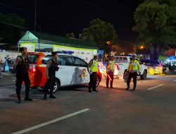 Patroli Gabungan Regu Siaga Polres Rembang Gelar Patroli Malam Antisipasi Kejahatan dan Jaga Kamtibmas