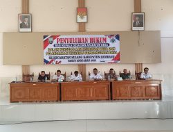Polres Rembang Gelar Penyuluhan Hukum Bagi Kepala Desa & Aparatur Pemerintah Desa Se-Kecamatan Sulang