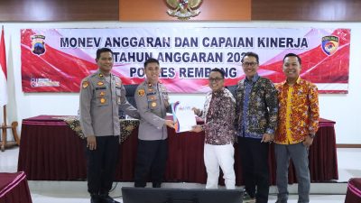 Polres Rembang Laksanakan Monev Anggaran dan Capaian Kinerja Tahun 2025