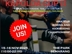 Tanamkan Semangat Kepahlawanan di Generasi Muda, Polda Jateng Gelar Kejuaraan Tinju Amatir Kapolda Cup 2