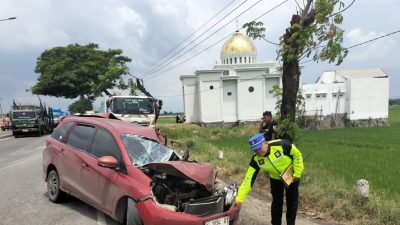 Empat Orang Luka dalam Kecelakaan di Jalur Lingkar Selatan Pati, Diduga Sopir Mengantuk