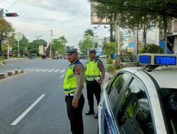 Patroli Sore Satlantas Polres Rembang Intensifkan Pengamanan Lalu Lintas dalam Ops Zebra Candi 2025