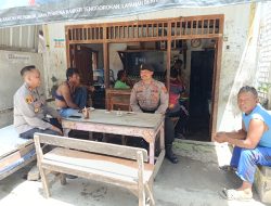 Sampaikan Pesan Kamtibmas, Kapolsek Lasem Sambang dan Tatap Muka Bersama Warga Dorokandang