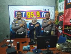 Satlantas Polresta Pati Sosialisasikan Operasi Zebra Candi 2025 Lewat Siaran Radio