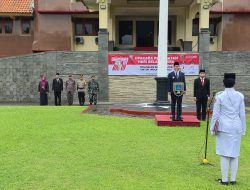 Wakapolres Rembang Hadiri Upacara Bela Negara di Halaman Kantor Bupati