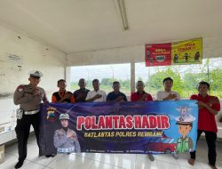 Sosialisasi Tertib Berlalu Lintas kepada Driver Logistik Alfamart Oleh Satlantas Rembang