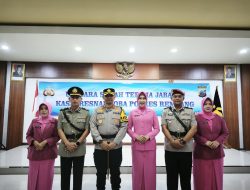 Sertijab Kasat Resnarkoba Polres Rembang Berlangsung Khidmat, Kapolres Tekankan Pemberantasan Narkoba