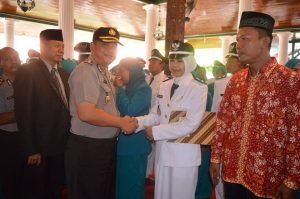 Ratusan Personil Polres Rembang Amankan Pelantikan 43 Kades Terpilih Kabupaten Rembang