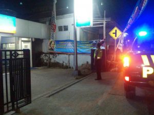 Cegah Gangguan Kamtibmas, Sat Sabhara Polres Rembang Laksanakan Blue Light Patrol