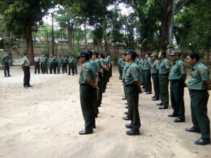 Sat Binmas Polres  Rembang Gelar Pembinaan dan Koordinasi Polisi Khusus di KPH Mantingan