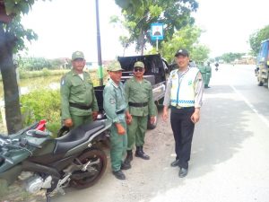 Pengamanan pengambilan sumpah dan pelantikan perangkat Desa Purworejo Kec Kaliori-Rembang tahun 2017