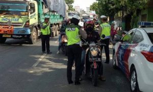 Sat Lantas Polres Rembang Gelar Razia di Hari Pertama Operasi Keselamatan Candi 2018