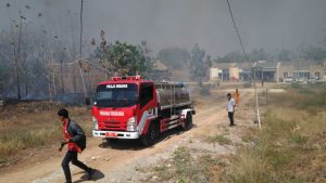 Kebakaran Hanguskan Lahan Tebu 2 Hektare di Rembang