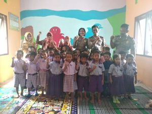 Sat Binmas Polres Rembang Polsanak di TK Desa Tlogomojo