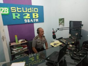 Polres Rembang Sosialisasi Penerimaan Polri SIPSS Lewat Radio R2B