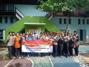 Jelang Peringatan Hari Kartini Ke 140, Polwan Polres Rembang Penyuluhan di Sekolah
